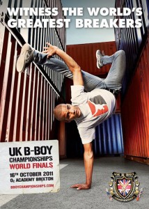 UK BBoy Championships 2011 poster - B-Boy Brahim