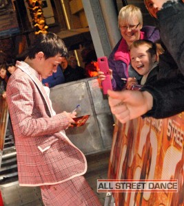 George Sampson at the Street Dance 2 Premiere Red Carpet London