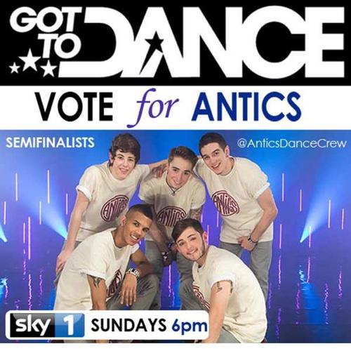 Vote Antics Got to Dance 2012 poster