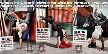 UK BBoy Championships 2011 posters