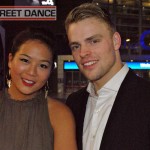 Dey Dey (Delphine Nguyen) and Niek Traa (Just Do It) at the Street Dance 2 Premiere Red Carpet London