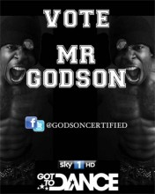 Vote Mr Godson Got to Dance 2012 poster